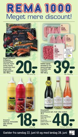 Tilbud Rema 1000 22.06.2025 - 28.06.2025
