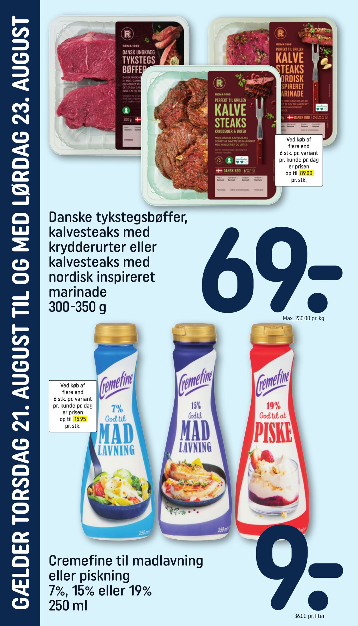 Tilbud Rema 1000 17.08.2025 - 23.08.2025