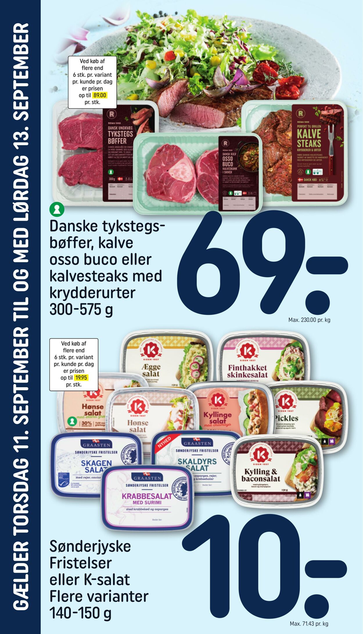 Tilbud Rema 1000 07.09.2025 - 13.09.2025