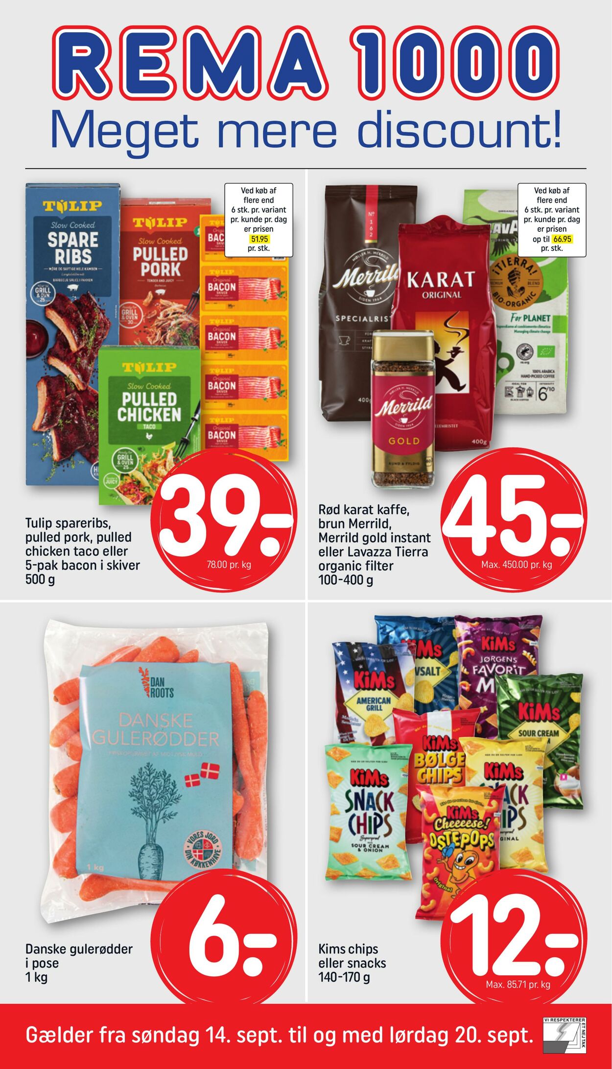 Tilbud Rema 1000 14.09.2025 - 20.09.2025