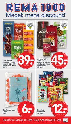 Tilbud Rema 1000 14.09.2025 - 20.09.2025