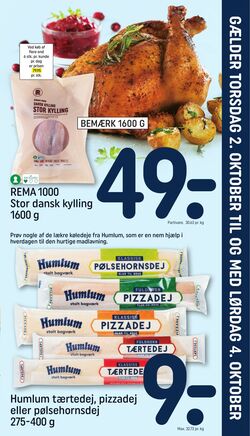 Tilbud Rema 1000 02.10.2025 - 04.10.2025