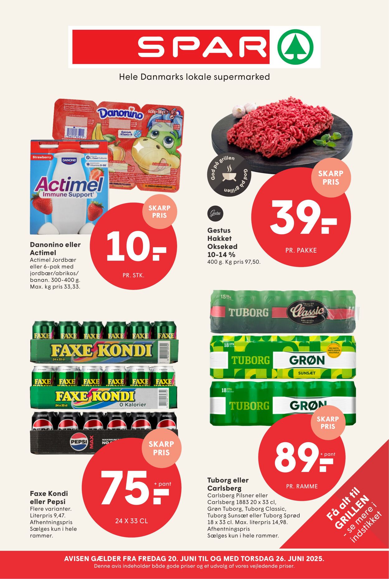 Tilbud Spar 20.06.2025 - 04.07.2025