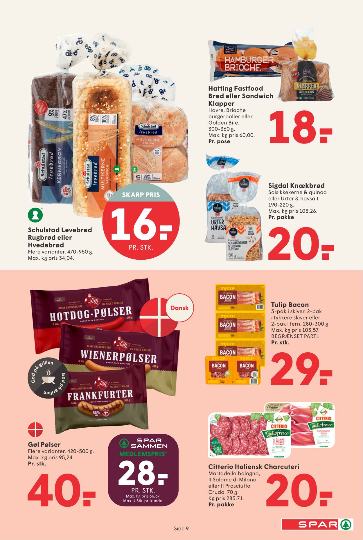 Tilbud Spar 01.08.2025 - 15.08.2025