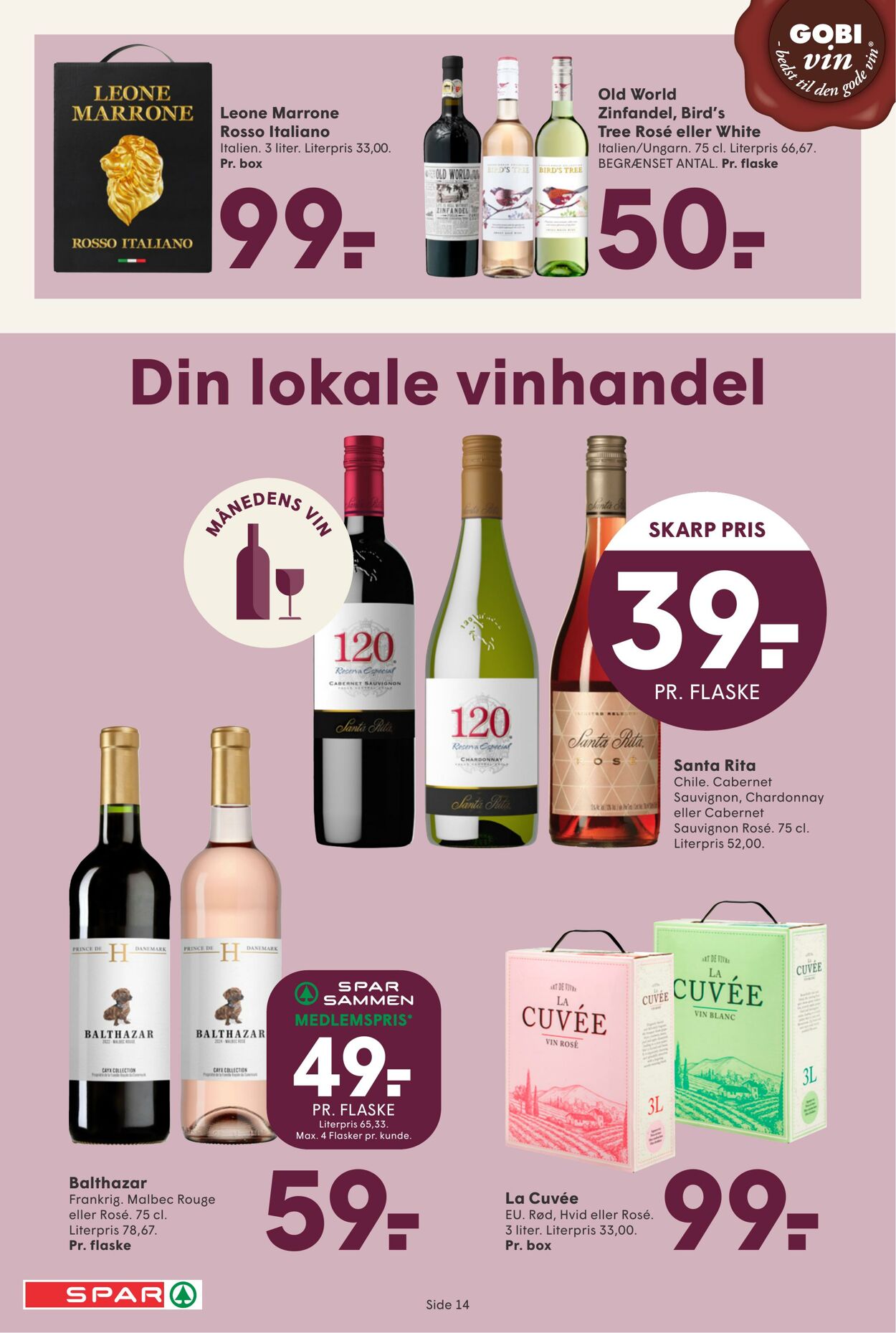 Tilbud Spar 01.08.2025 - 15.08.2025
