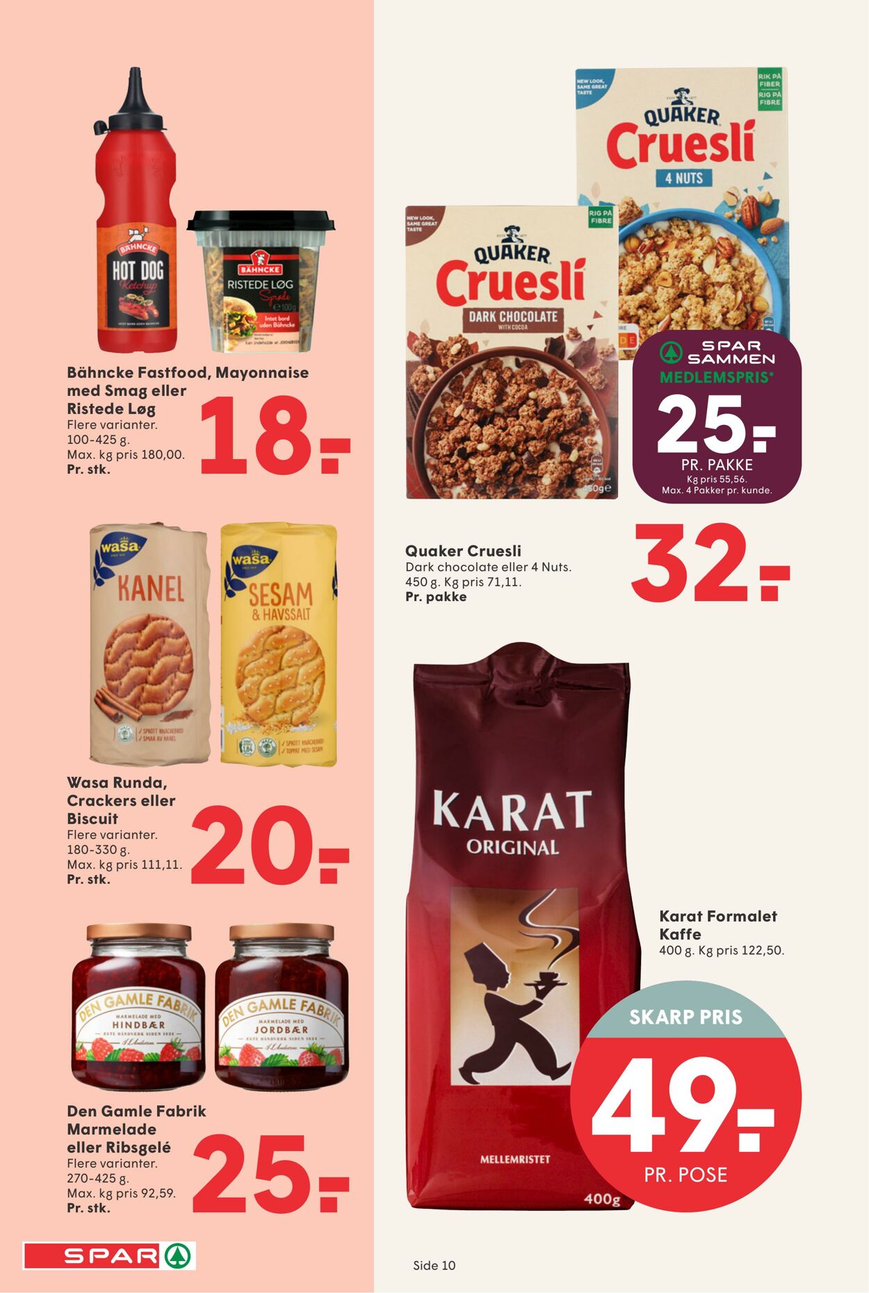 Tilbud Spar 15.08.2025 - 21.08.2025