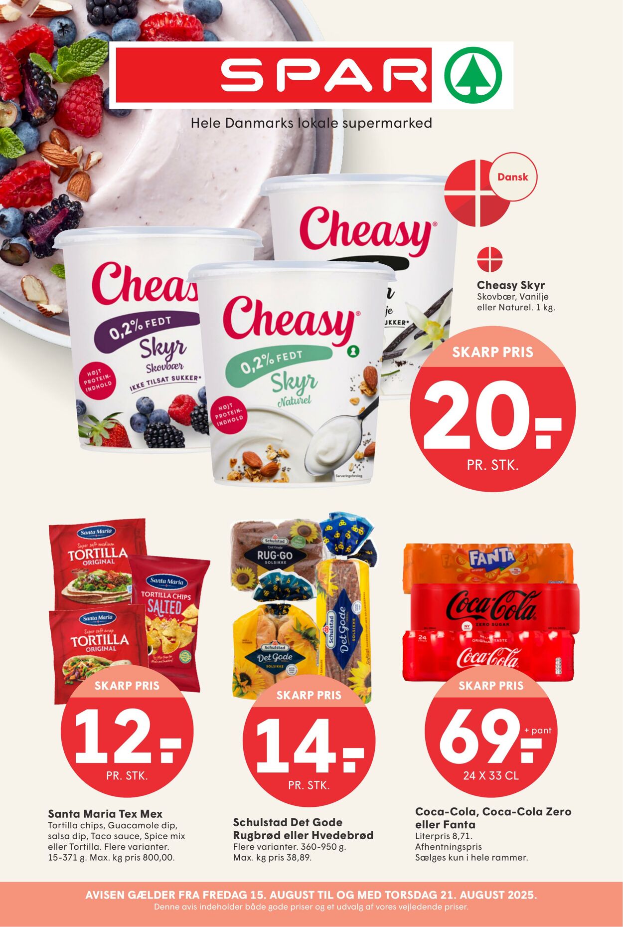 Tilbud Spar 15.08.2025 - 21.08.2025