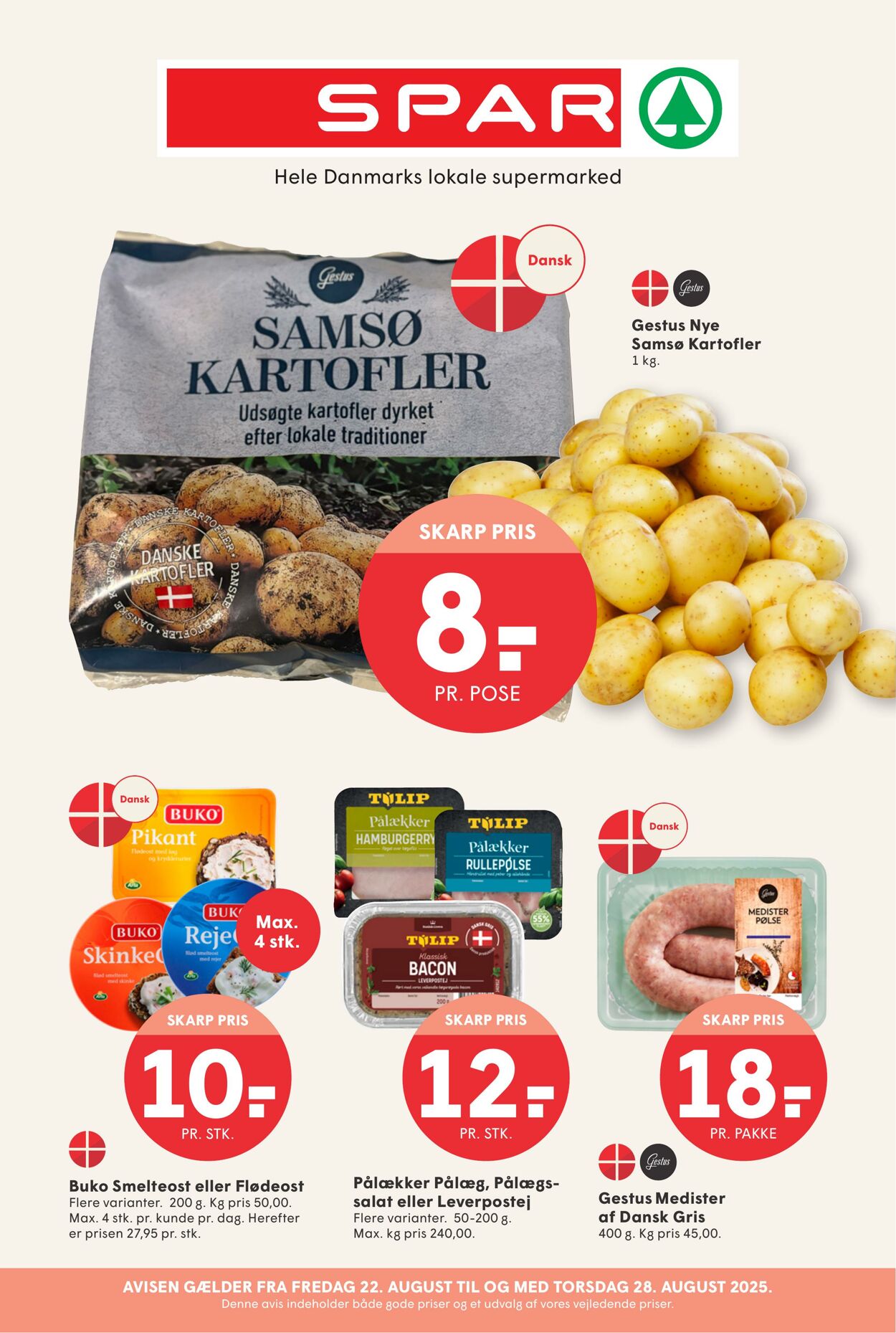 Tilbud Spar 25.08.2025 - 01.09.2025