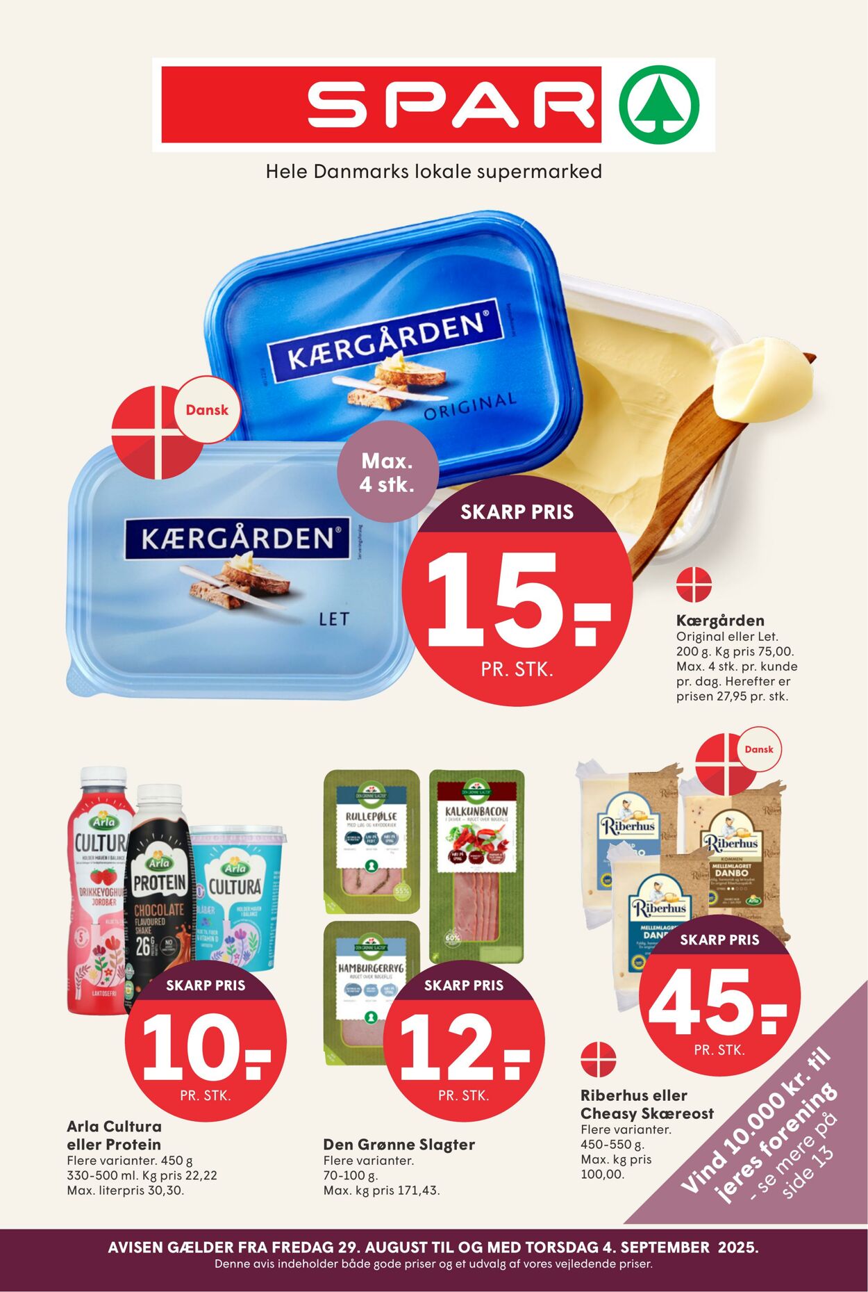 Tilbud Spar 29.08.2025 - 04.09.2025