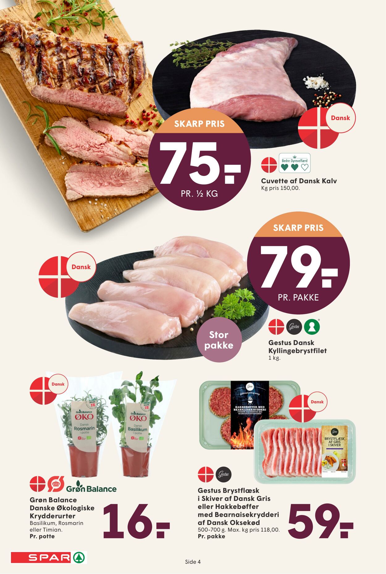 Tilbud Spar 29.08.2025 - 04.09.2025