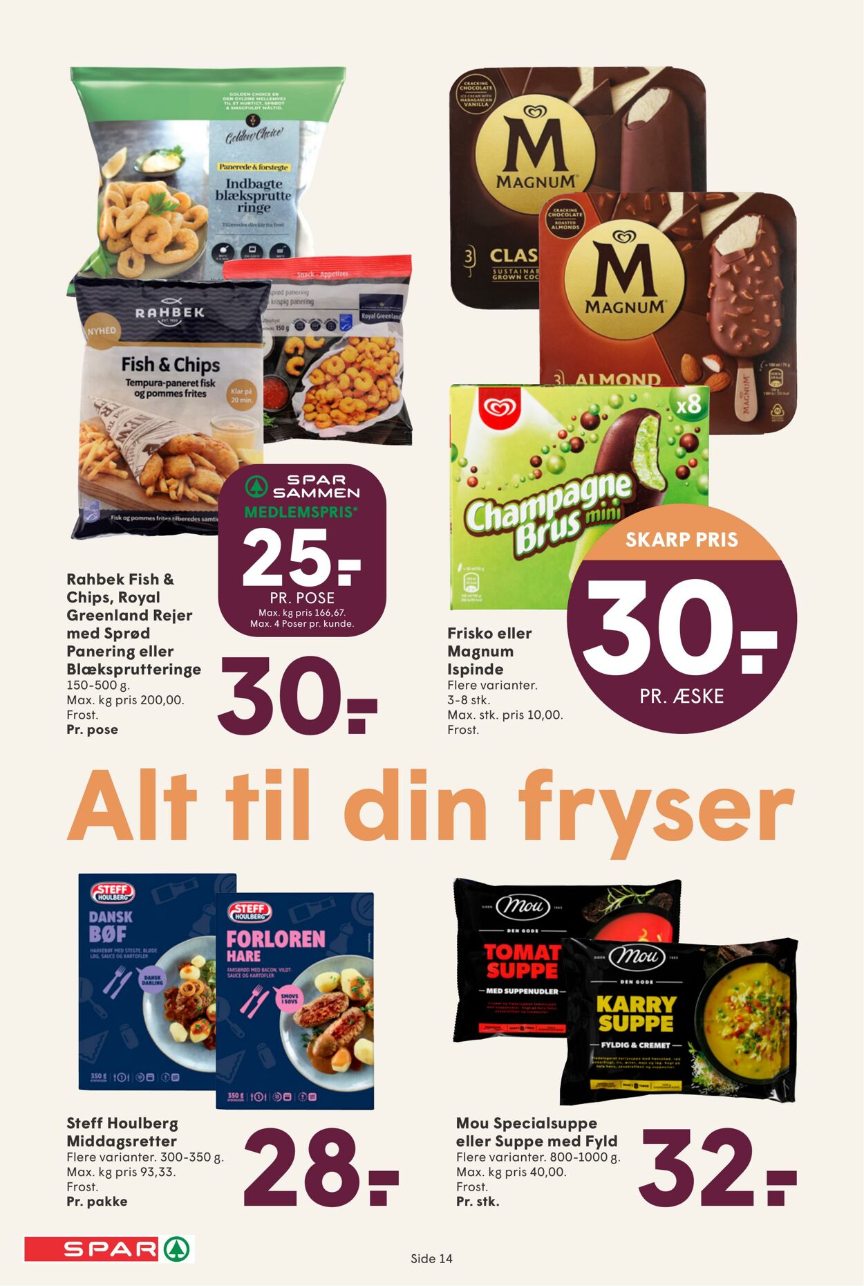 Tilbud Spar 29.08.2025 - 04.09.2025
