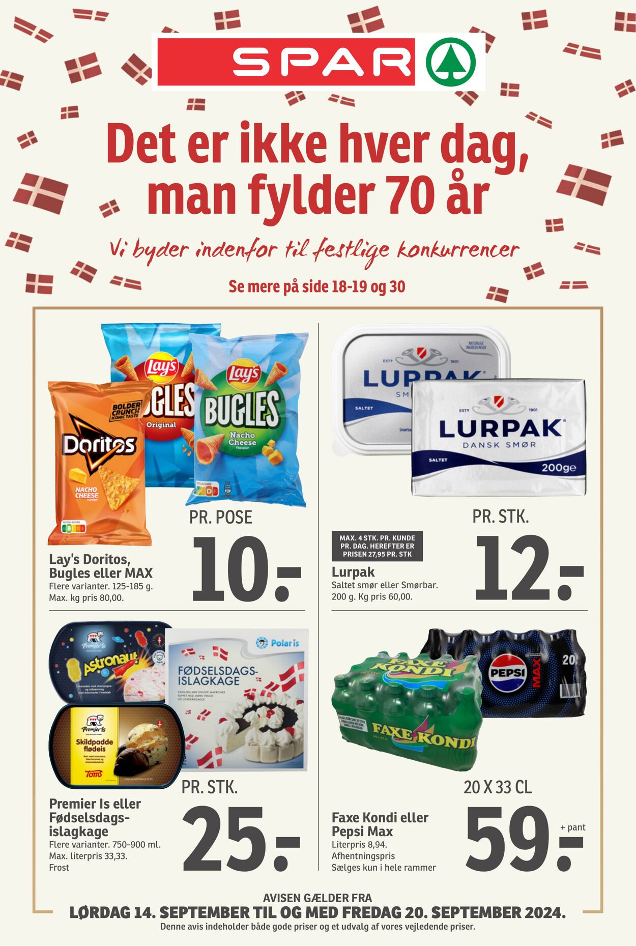 Tilbud Spar 14.09.2024 - 20.09.2024