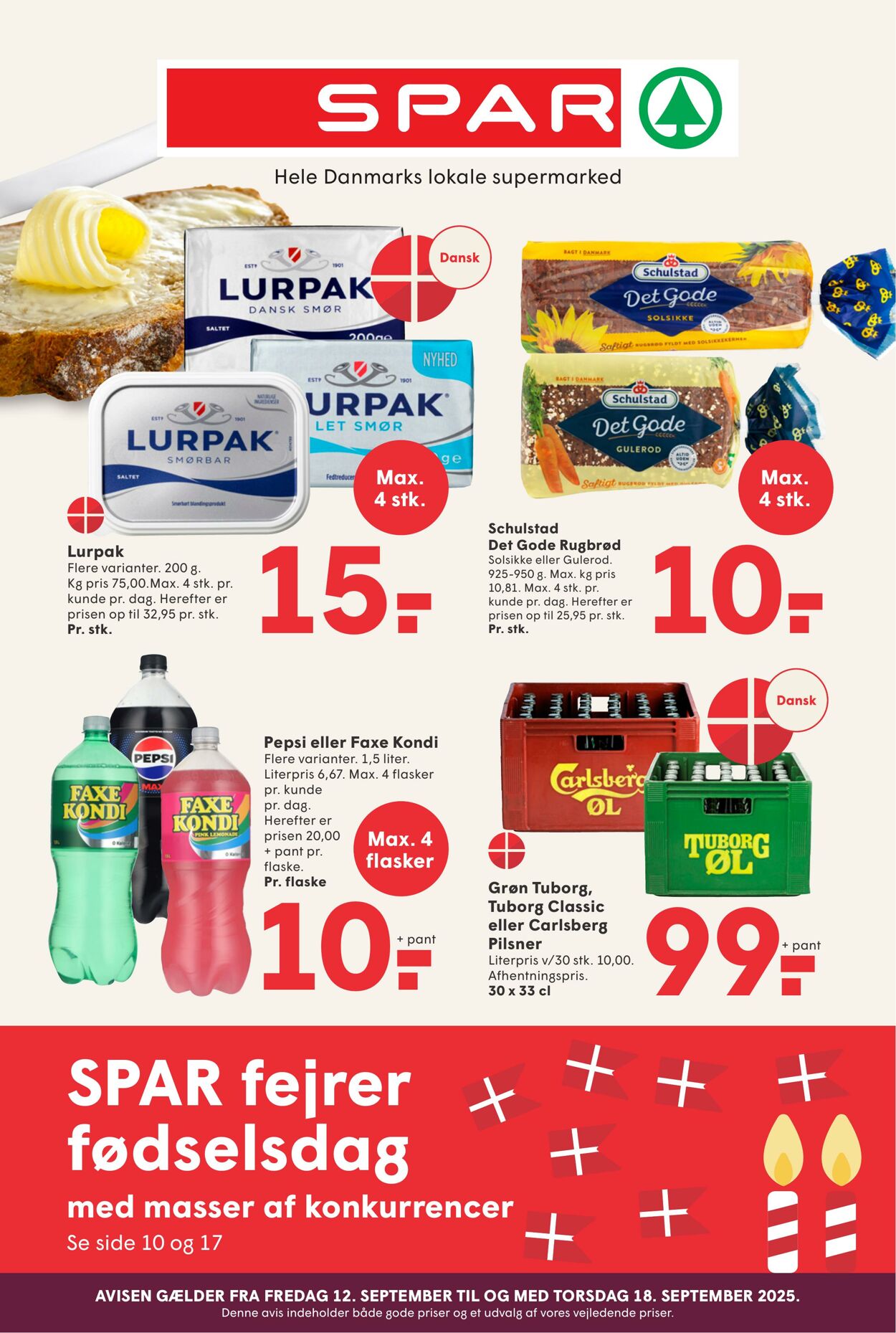 Tilbud Spar 12.09.2025 - 18.09.2025