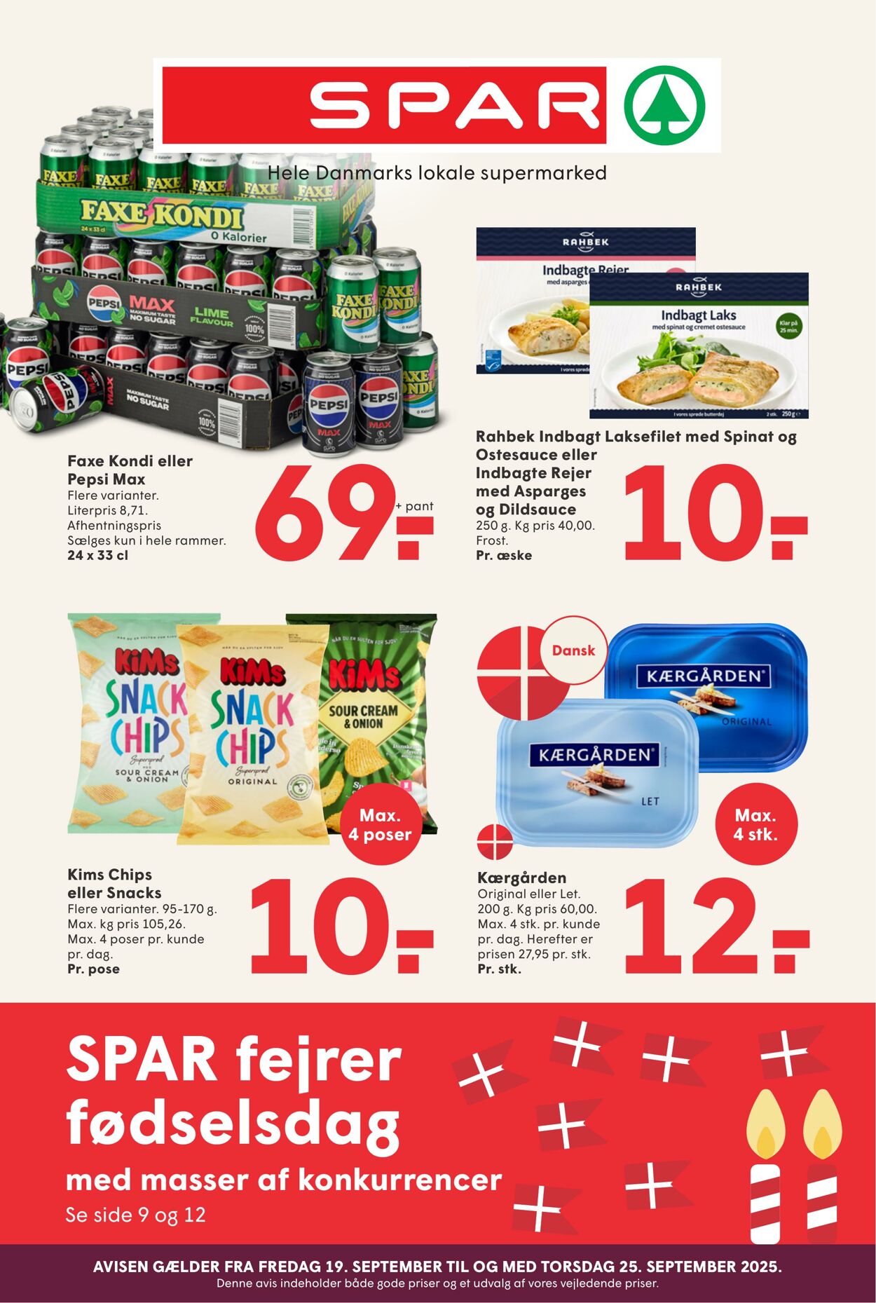 Tilbud Spar 19.09.2025 - 25.09.2025