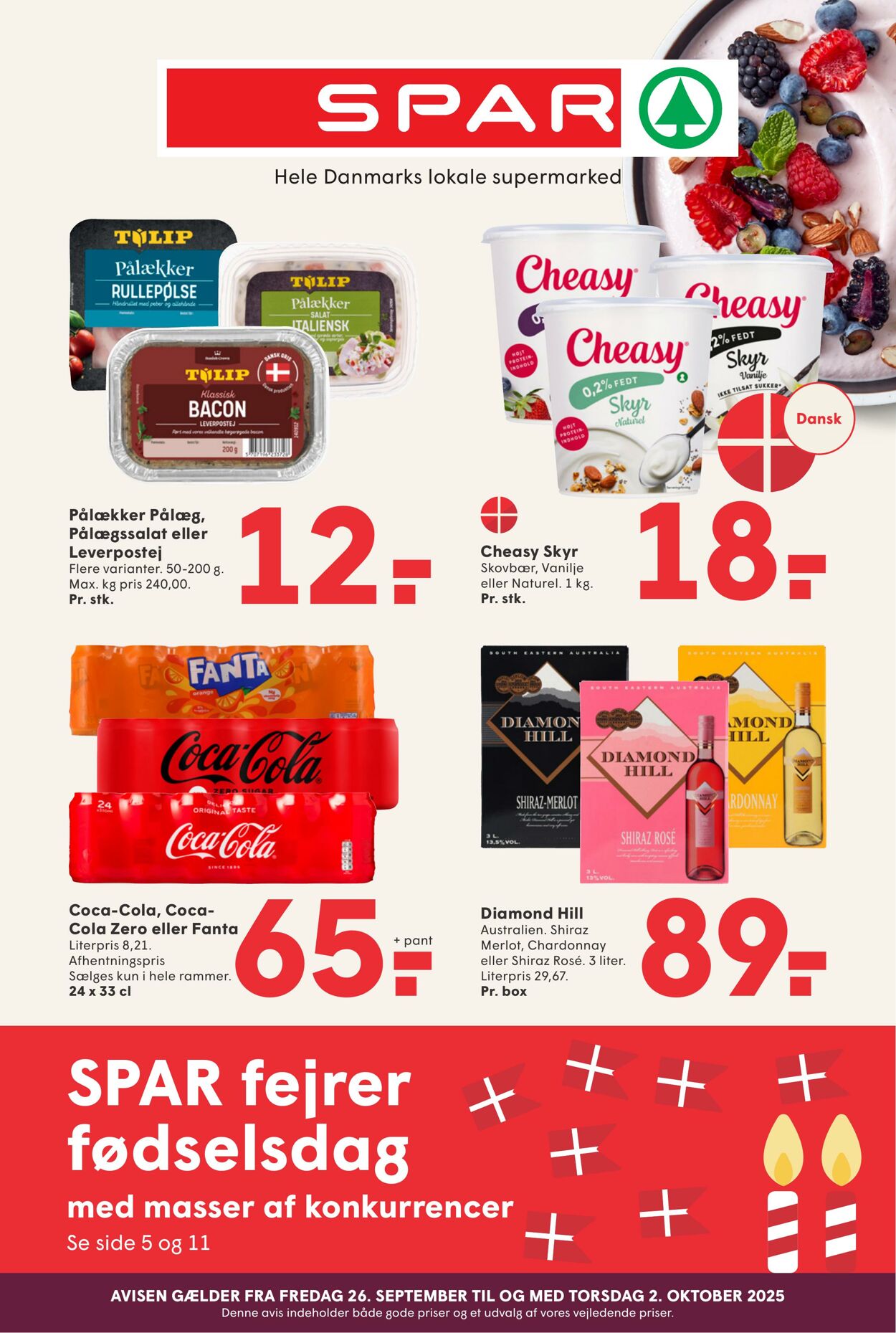 Tilbud Spar 26.09.2025 - 02.10.2025