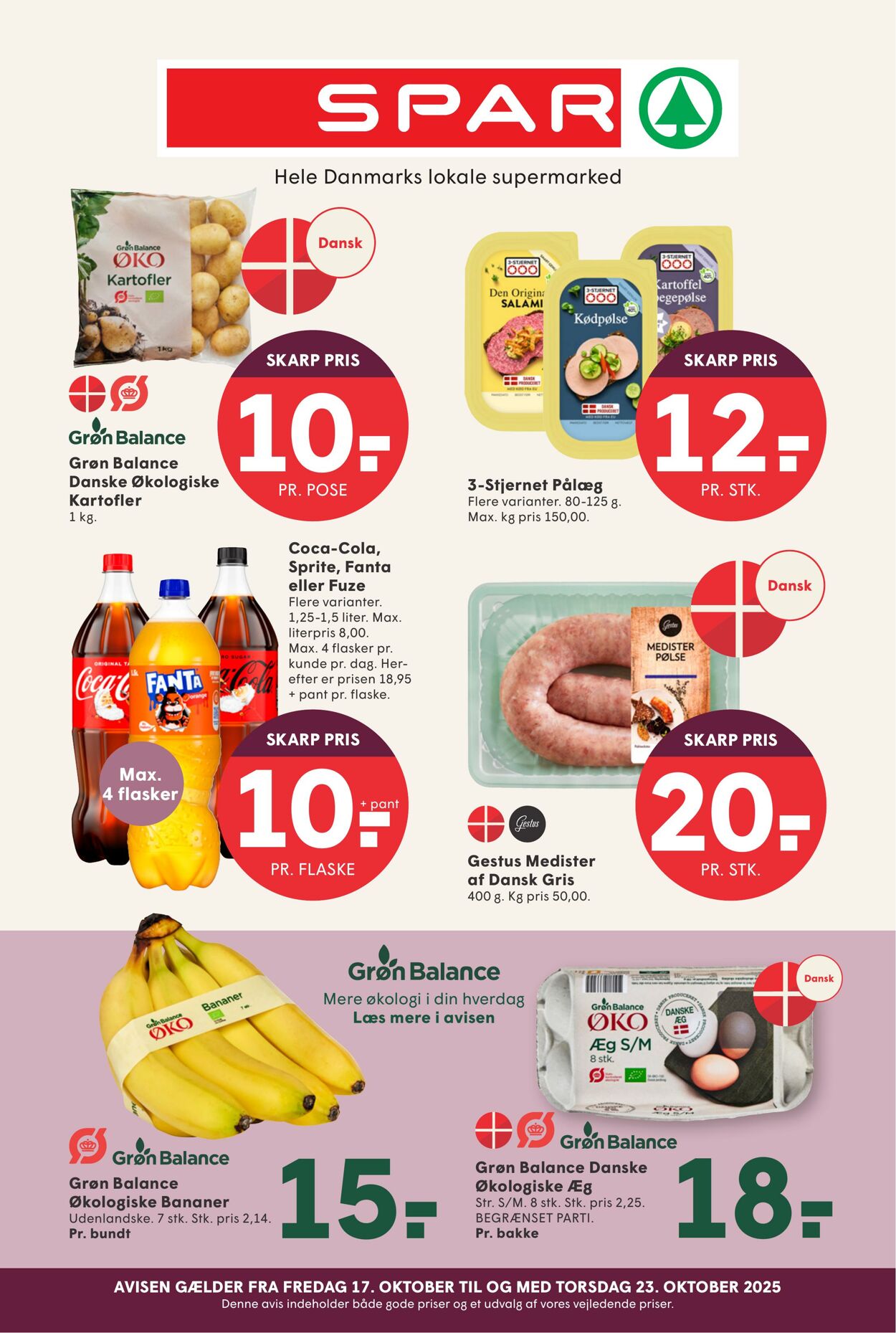 Tilbud Spar 17.10.2025 - 23.10.2025