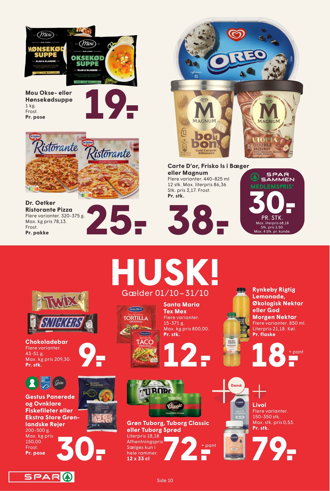 Tilbud Spar 17.10.2025 - 23.10.2025
