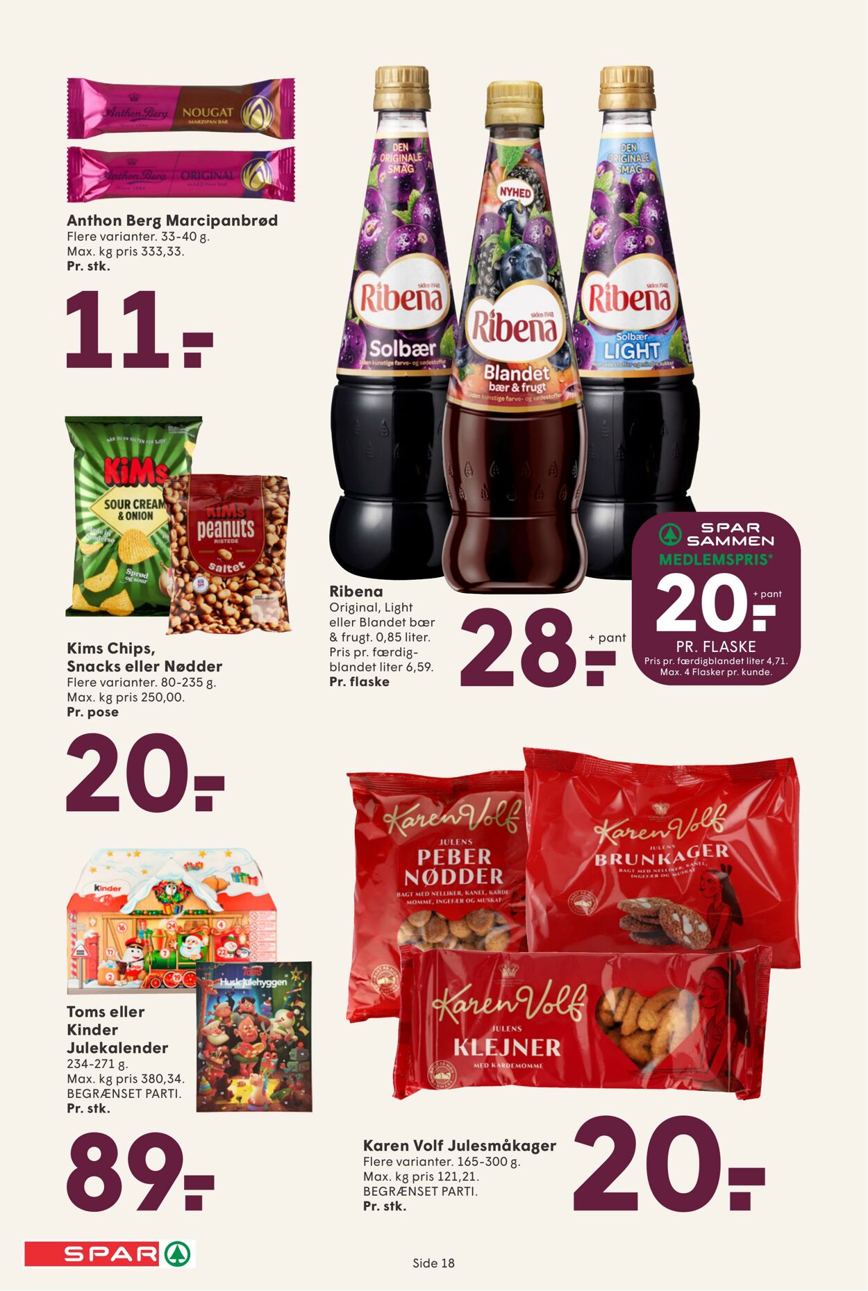 Tilbud Spar 24.10.2025 - 30.10.2025