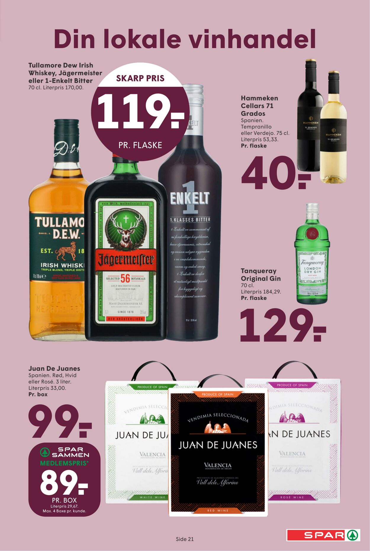Tilbud Spar 24.10.2025 - 30.10.2025
