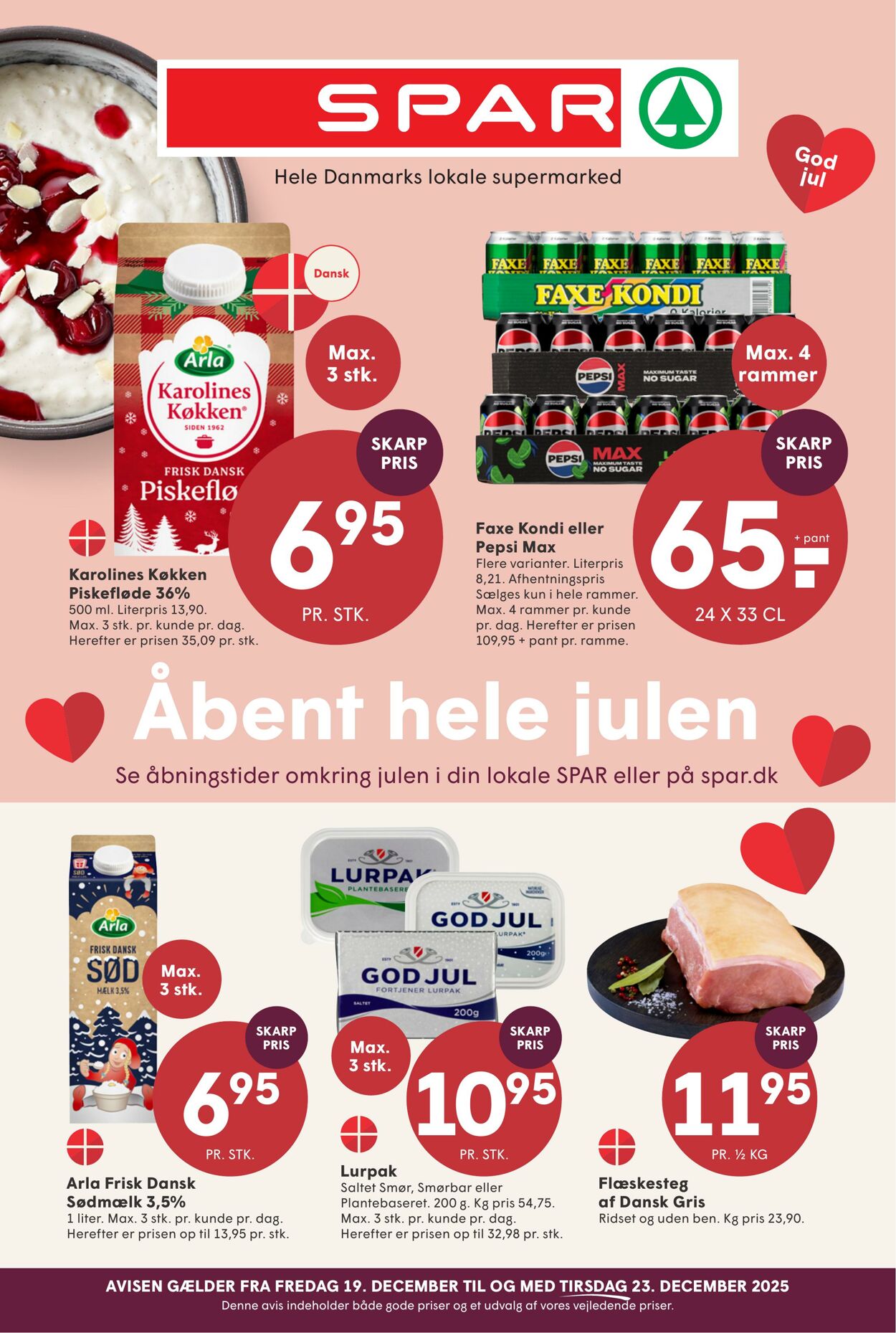 Tilbud Spar 19.12.2025 - 23.12.2025