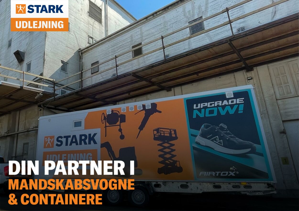 Tilbud Stark - Udlejning - Mandskabsvogne &amp; Containere 20 maj, 2025 - 3 jun, 2025